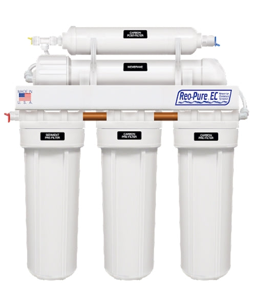 Reo-Pure EC 5-Stage Under-Sink Reverse Osmosis System | 50 GPD Drinking Water Filter