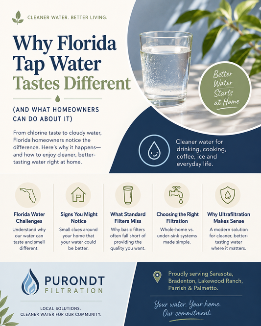 Why Florida Tap Water Tastes Different (And What Homeowners Can Do About It)