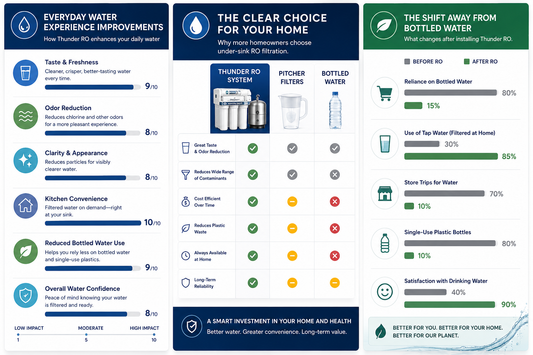 Thunder Ultrafiltration Reverse Osmosis Under Sink Water Filter | 1000MP | 15 Stages of Filtration